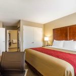 Comfort Inn & Suites Rocklin - Roseville king suite bedroom area