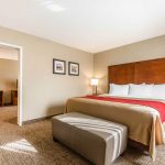 Comfort Inn & Suites Rocklin - Roseville king suite with jacuzzi bedroom